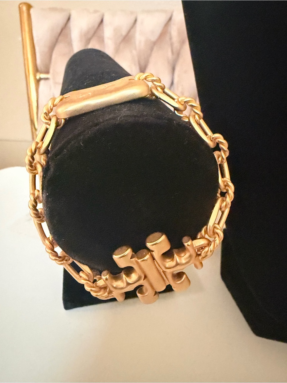 Gold-Tone Link Bracelet for Women